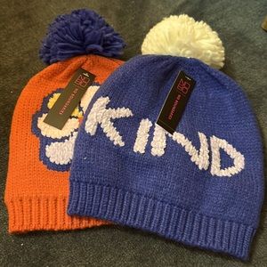 2 KNIT HATS